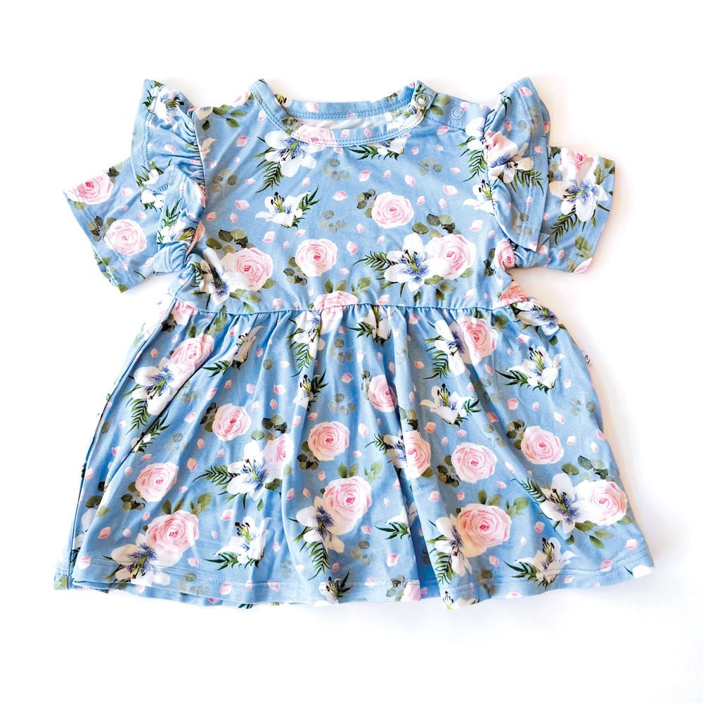 Lillian Floral Bamboo Peplum - Mack & Harvie