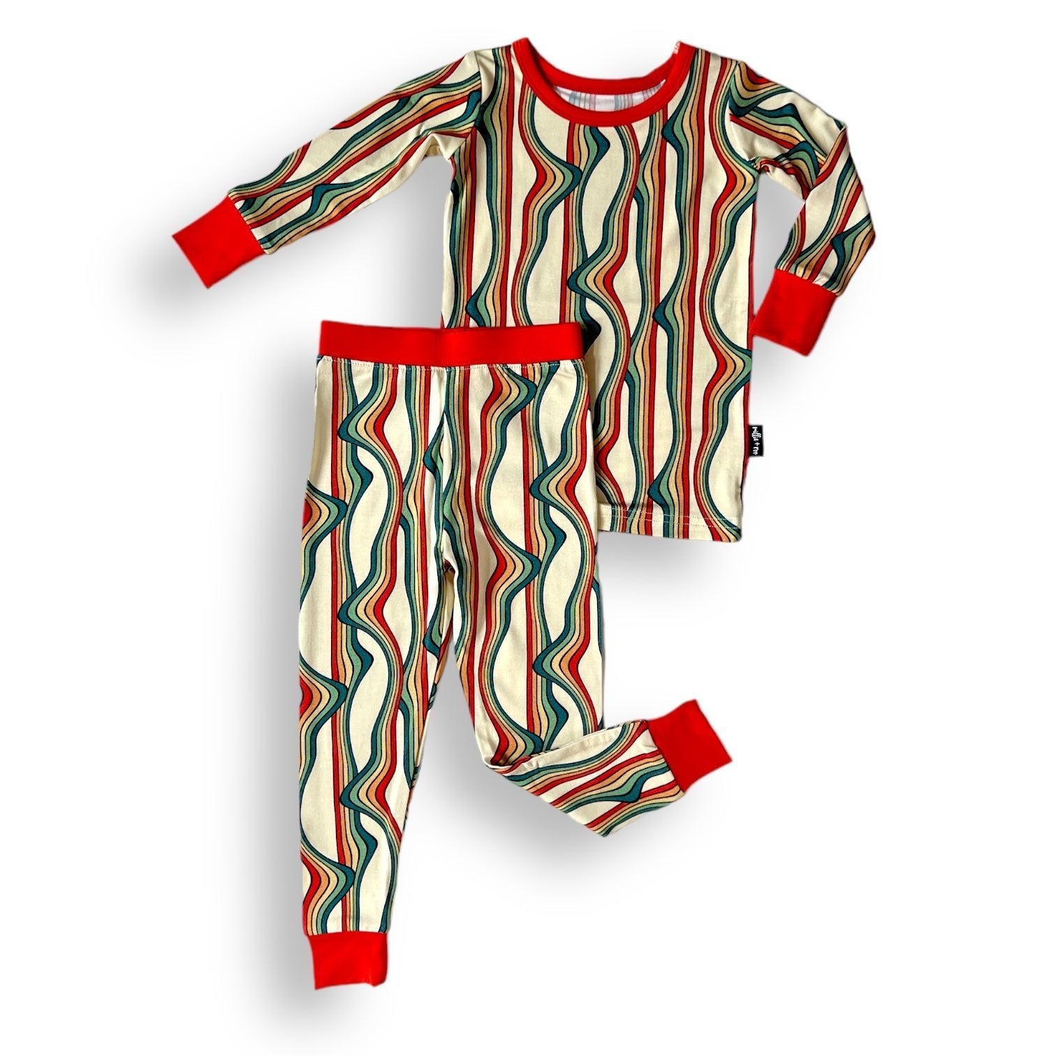 LONG SLEEVE 2 PIECE SETS- Retro Rainbow - Mack & Harvie