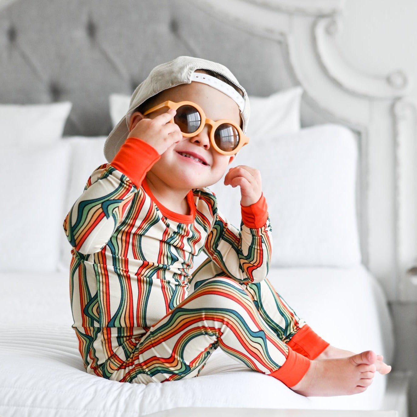 LONG SLEEVE 2 PIECE SETS- Retro Rainbow - Mack & Harvie