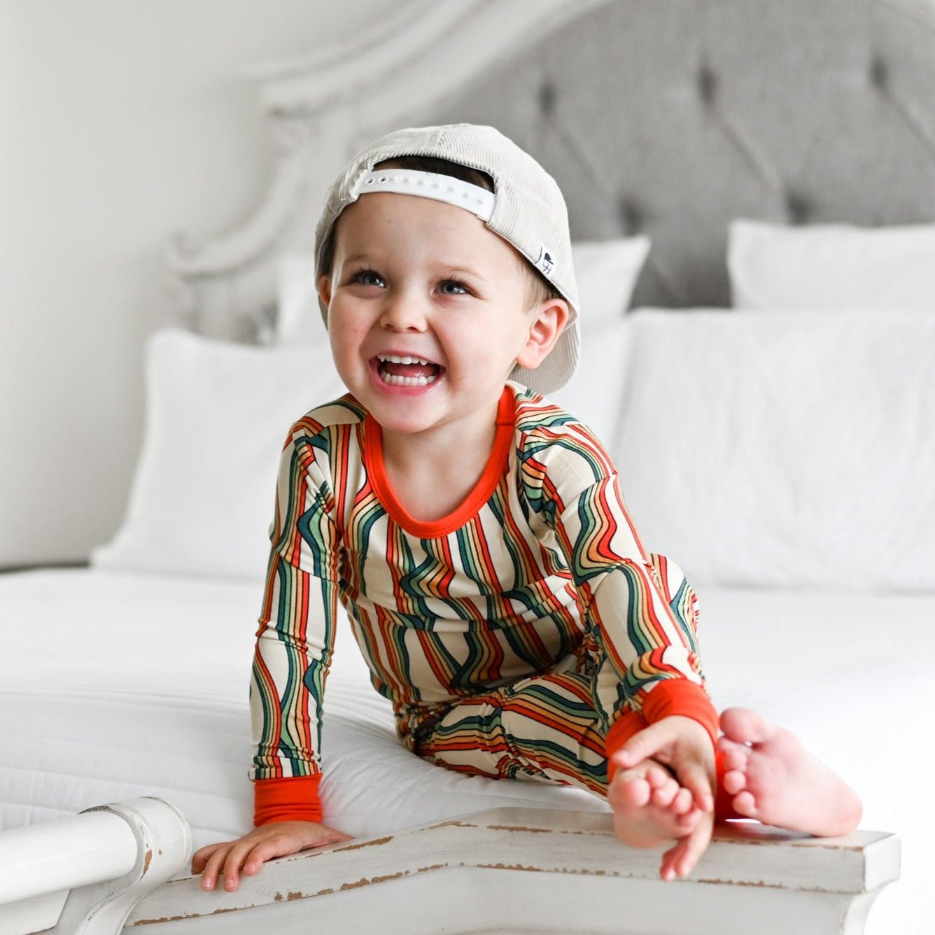LONG SLEEVE 2 PIECE SETS- Retro Rainbow - Mack & Harvie