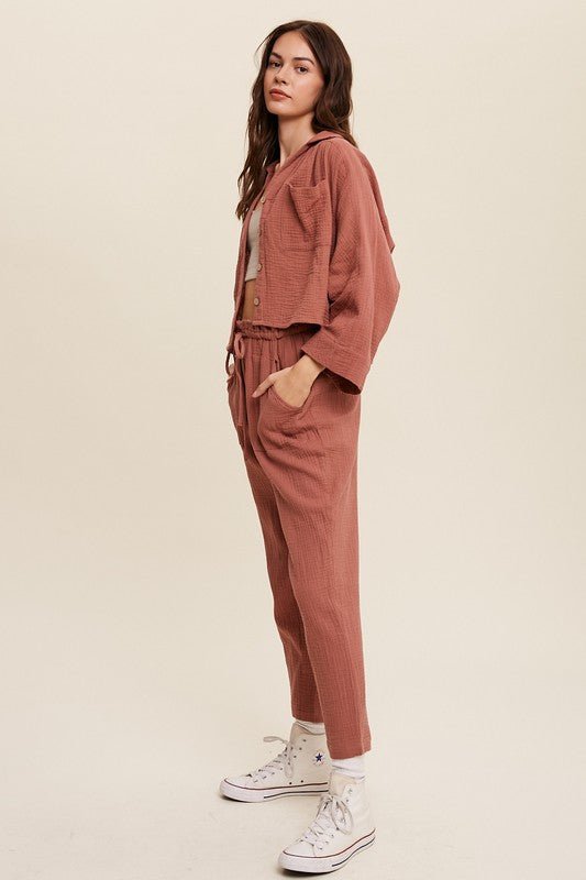 Long Sleeve Button Down and Long Pants Sets - Mack & Harvie