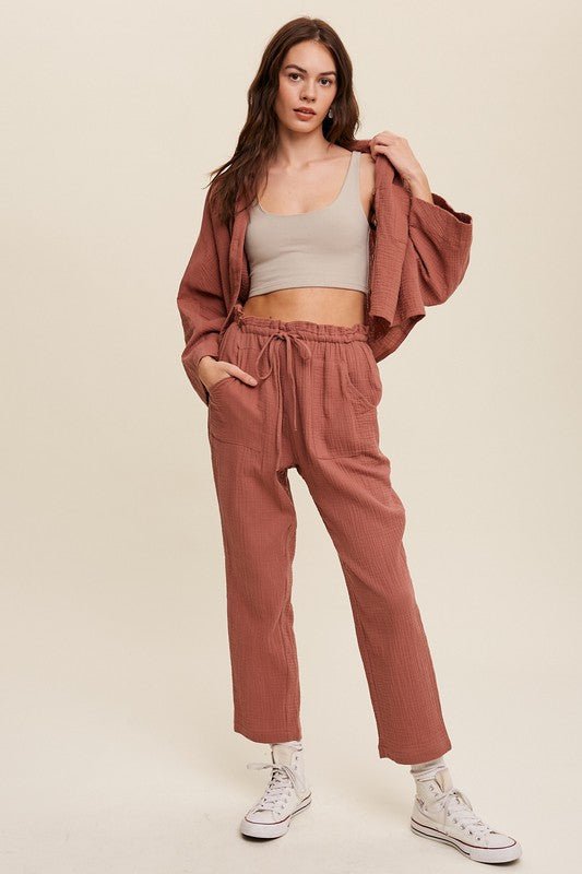 Long Sleeve Button Down and Long Pants Sets - Mack & Harvie