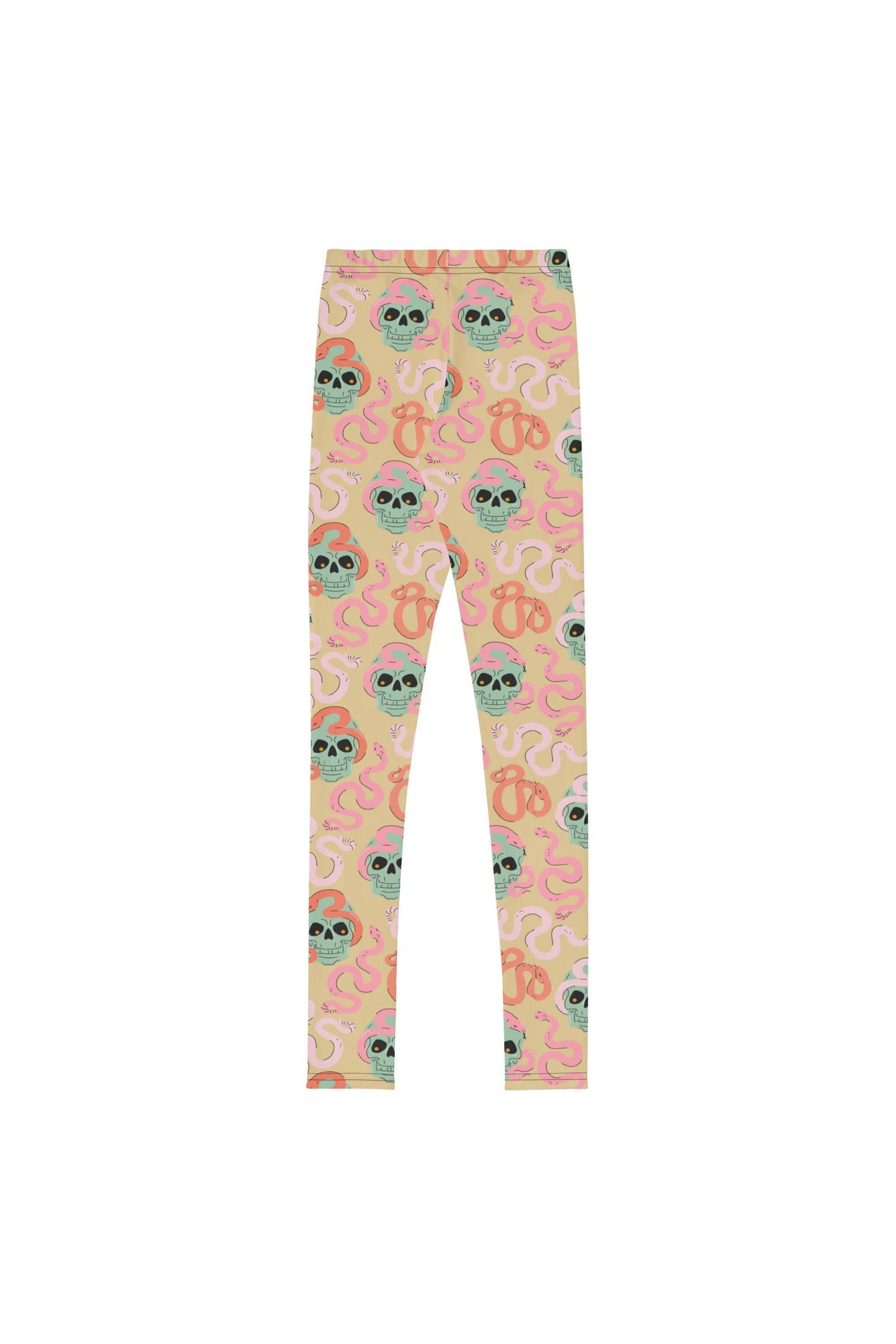 Mint Skull-Snake Leggings Youth - Mack & Harvie