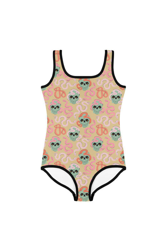 Mint Skull-Snake Swimsuit/Leotard - Mack & Harvie