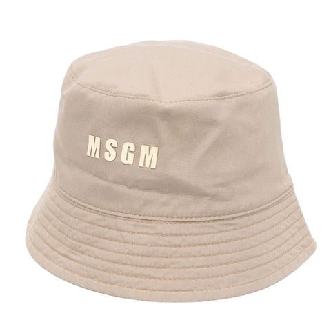MSGM - Beige Bucket Hat - Mack & Harvie