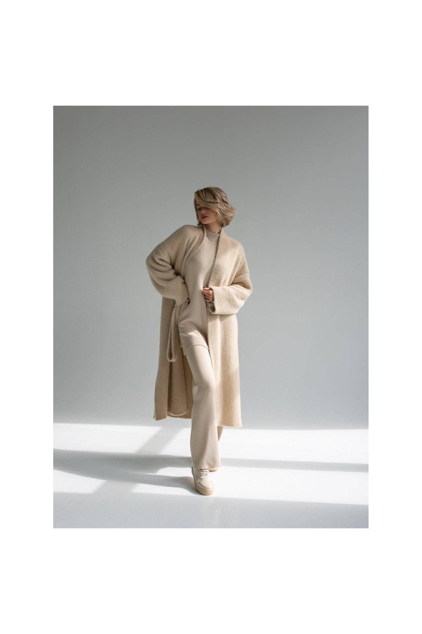 Nenya - Longline fluffy Cardigan Bella - Mack & Harvie
