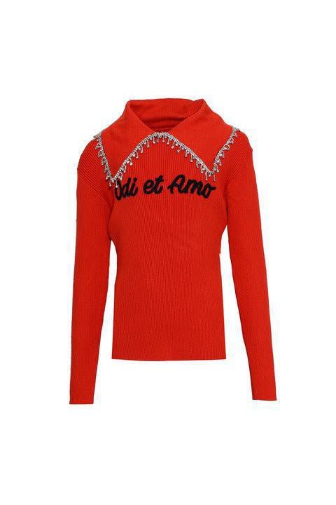 odi et amo - Red Logo Sweater - Mack & Harvie