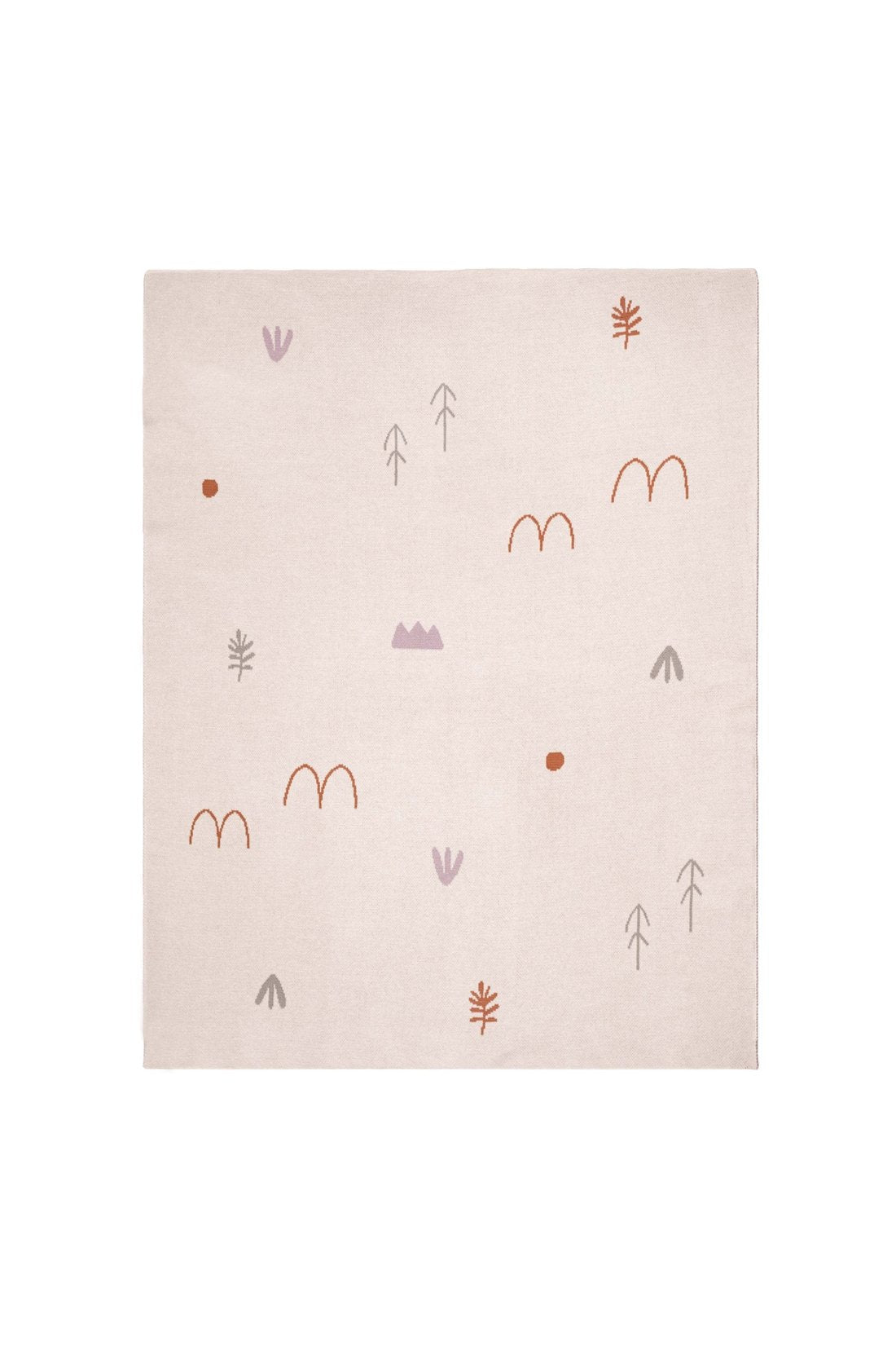 Organic Cotton Knitted Blanket / Forest - Mack & Harvie