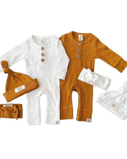 Organic Jumpsuit | Cinnamon - Mack & Harvie