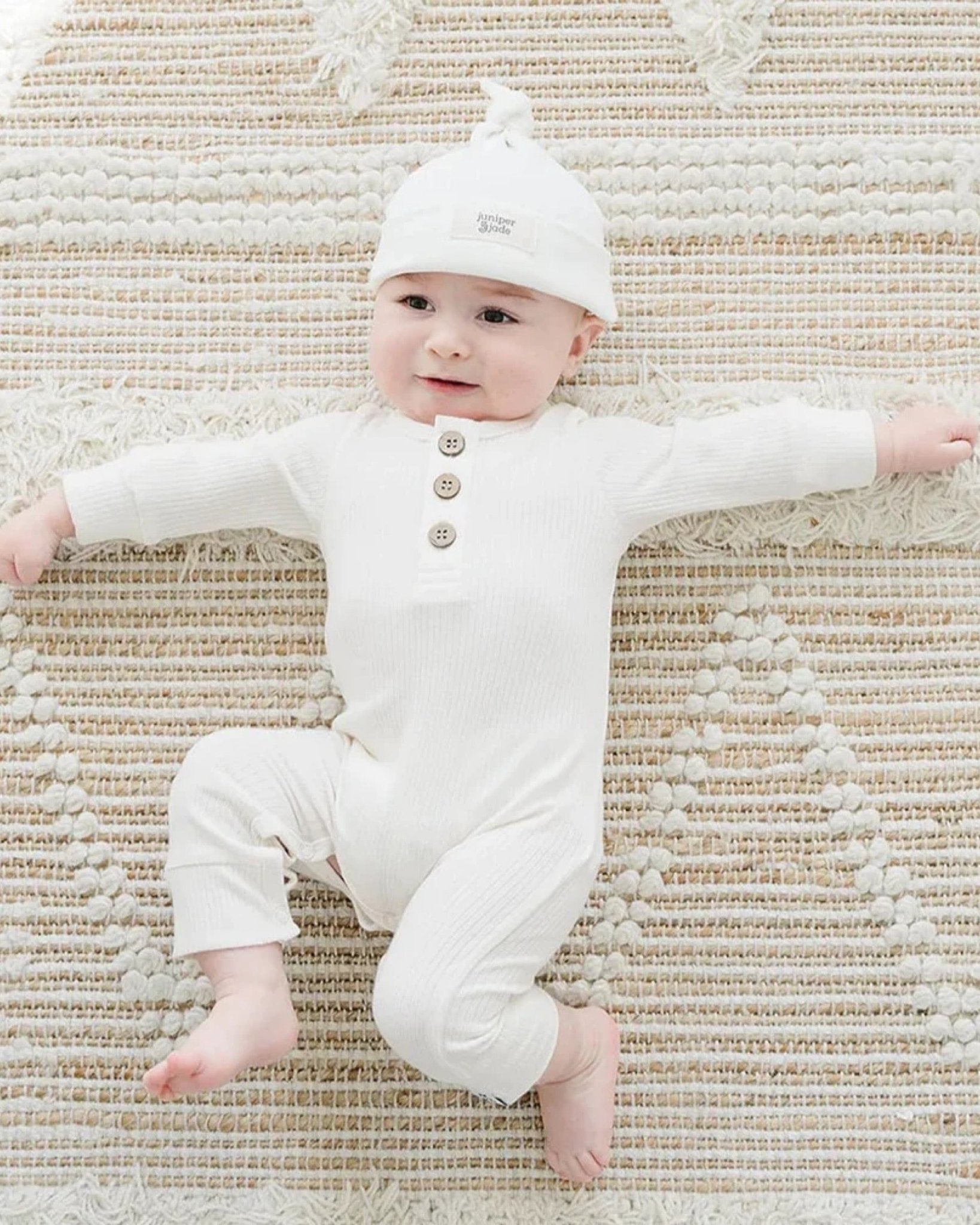 Organic Jumpsuit | Milk - Mack & Harvie