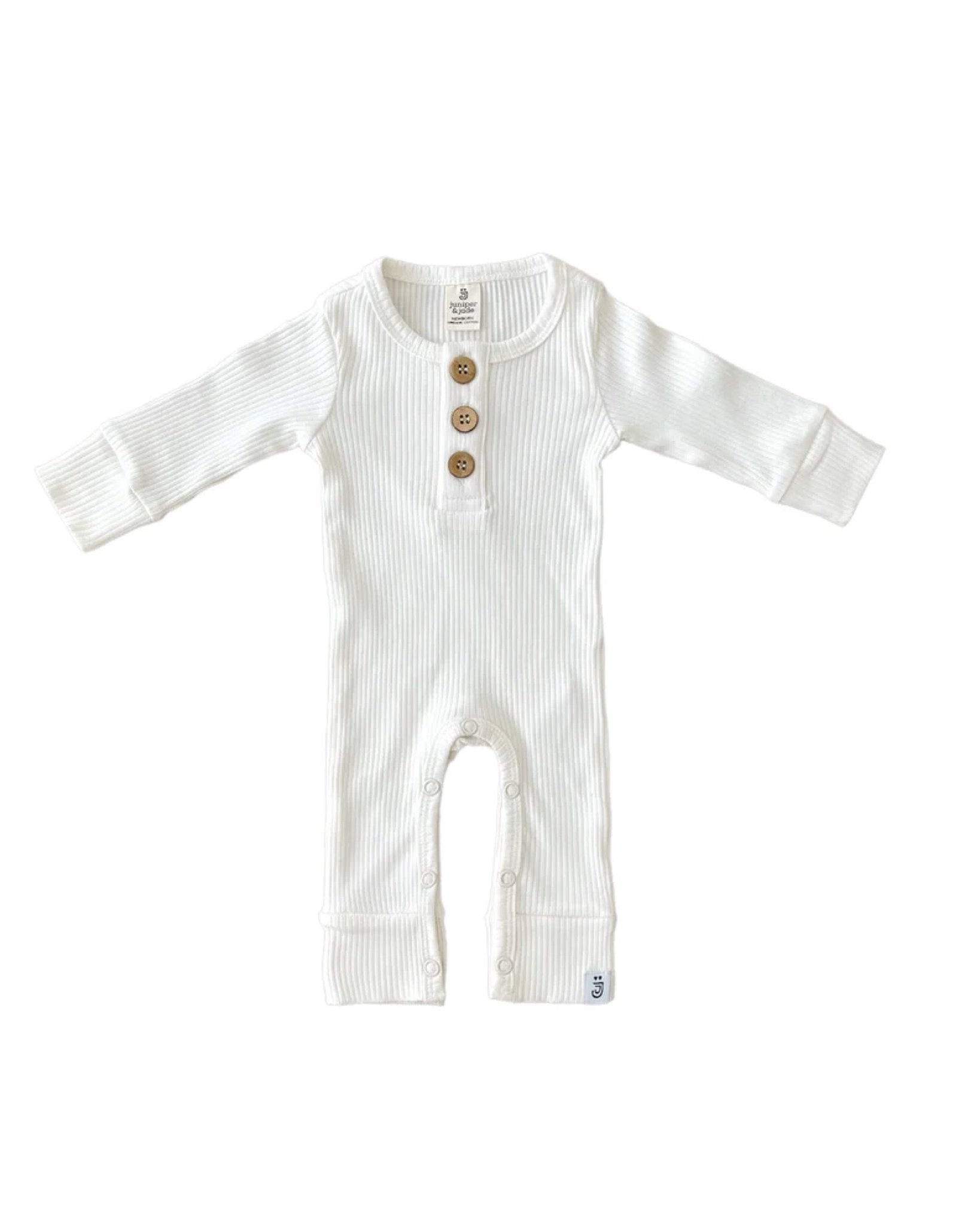Organic Jumpsuit | Milk - Mack & Harvie