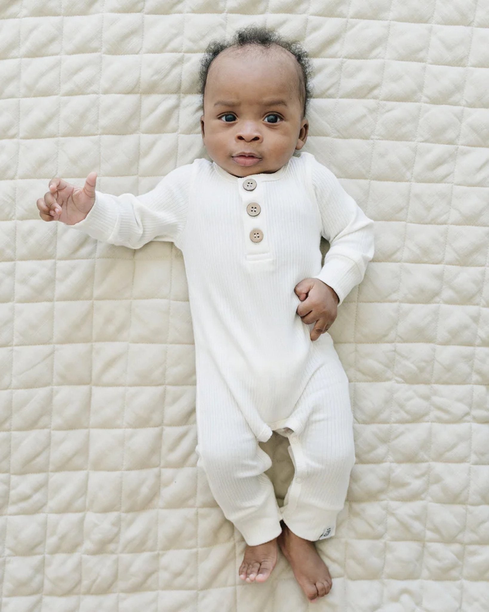 Organic Jumpsuit | Milk - Mack & Harvie