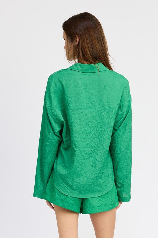 OVERSIZED BUTTON DOWN SHIRT - Mack & Harvie