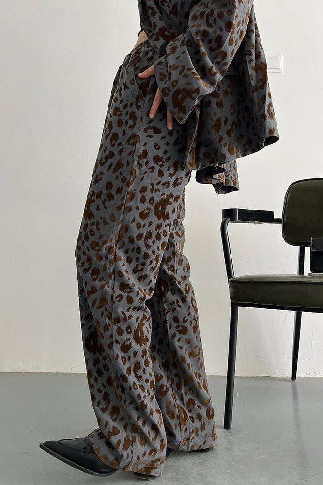Panta Leopard Print Pants - Mack & Harvie