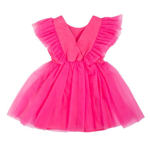 Pinko - Pink Jersey and Tulle Dress - Mack & Harvie