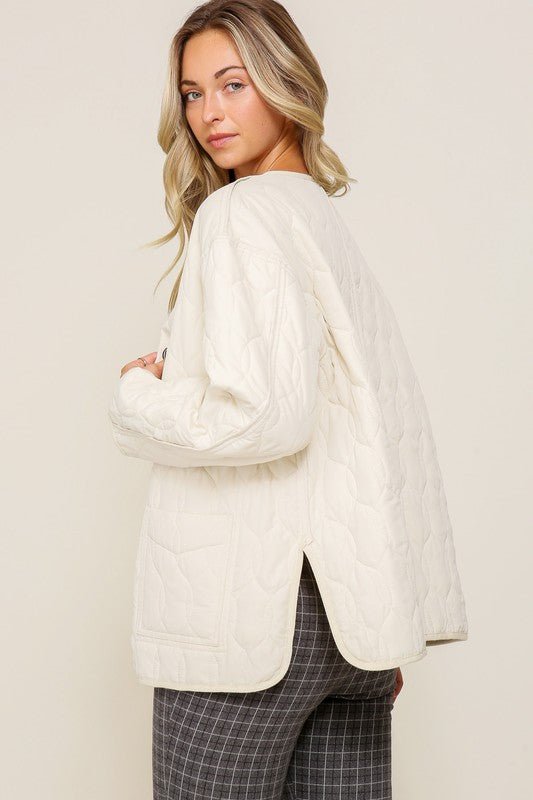 Quilted Puffer Jacket with Pockets - Mack & Harvie