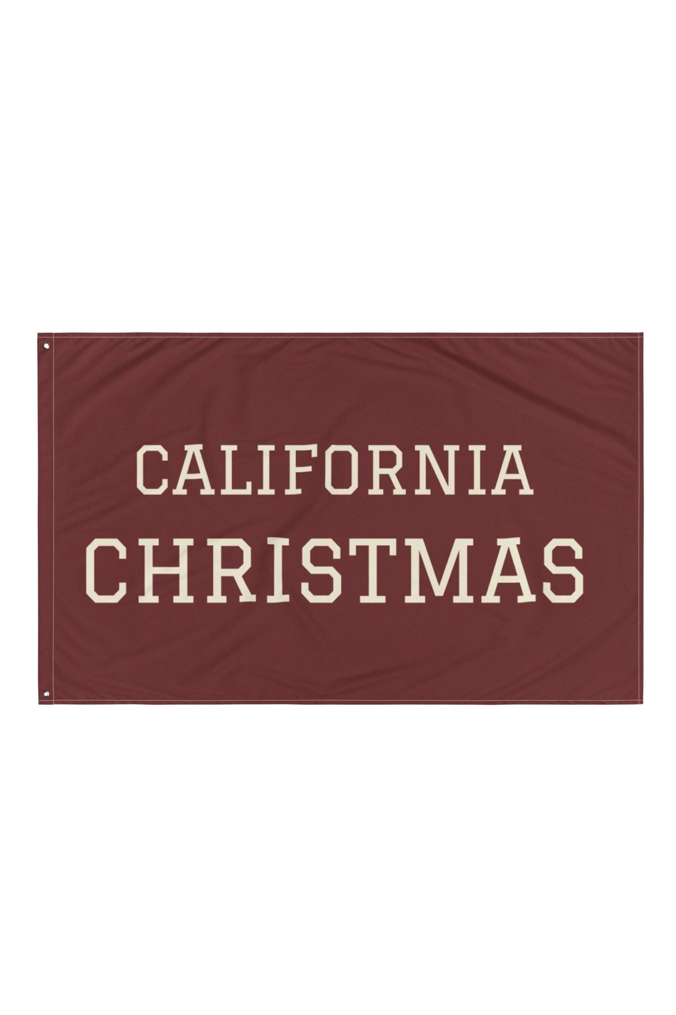 RED CHRISTMAS CALIFORNIA FLAG - Mack & Harvie