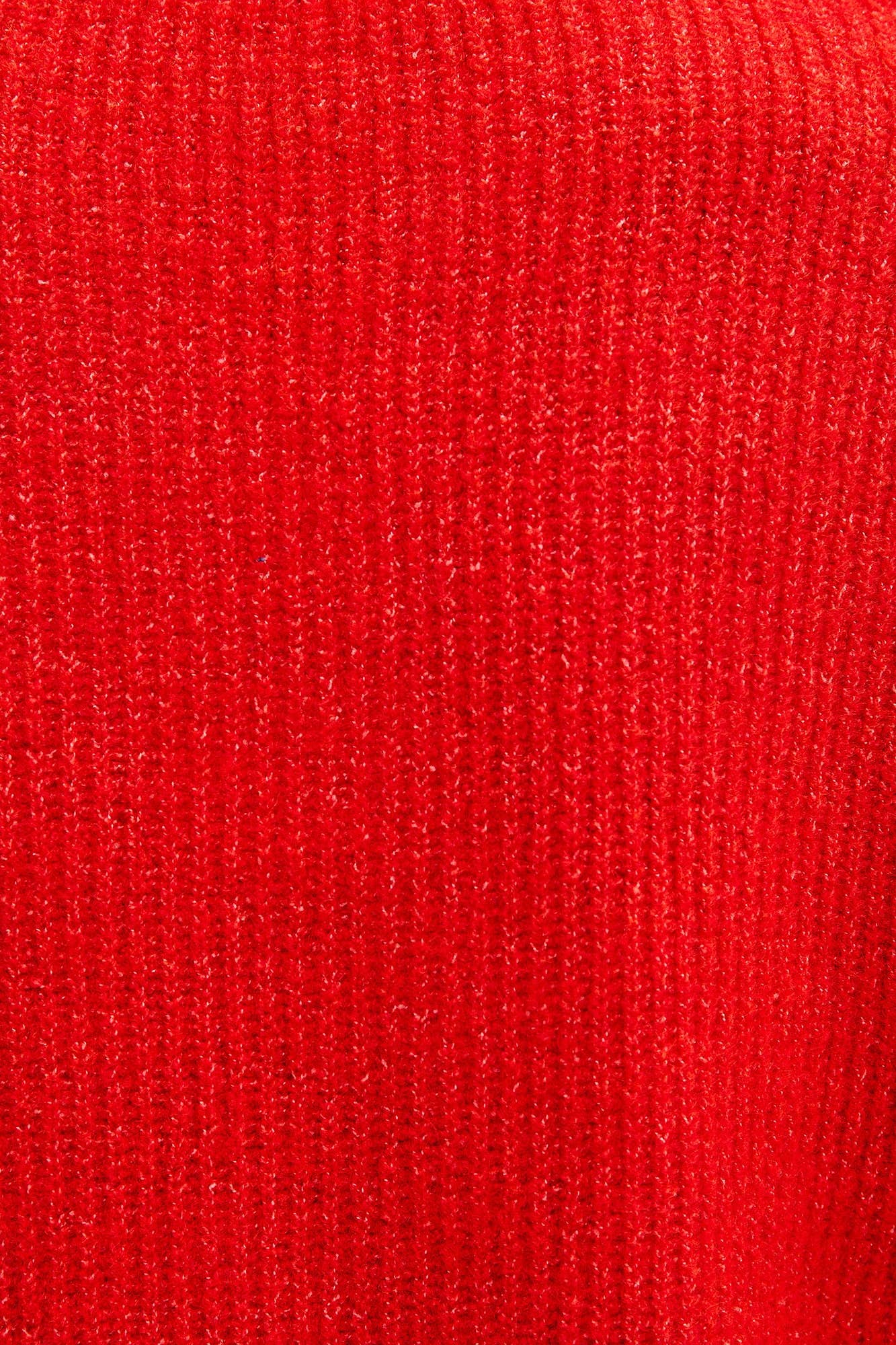 Red V Neck Knit Sweater - Mack & Harvie