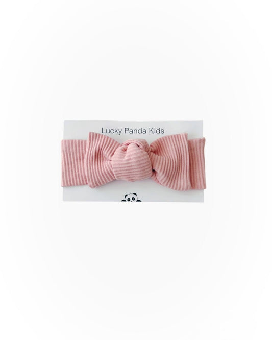 Ribbed Headband | Pink - Mack & Harvie