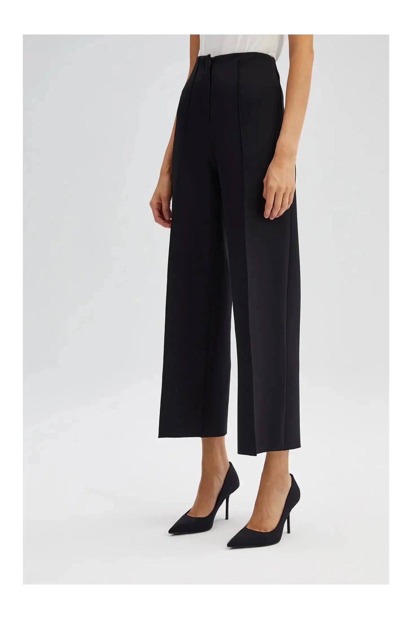 RIBBED SCUBA ANKLE TROUSERS - Mack & Harvie