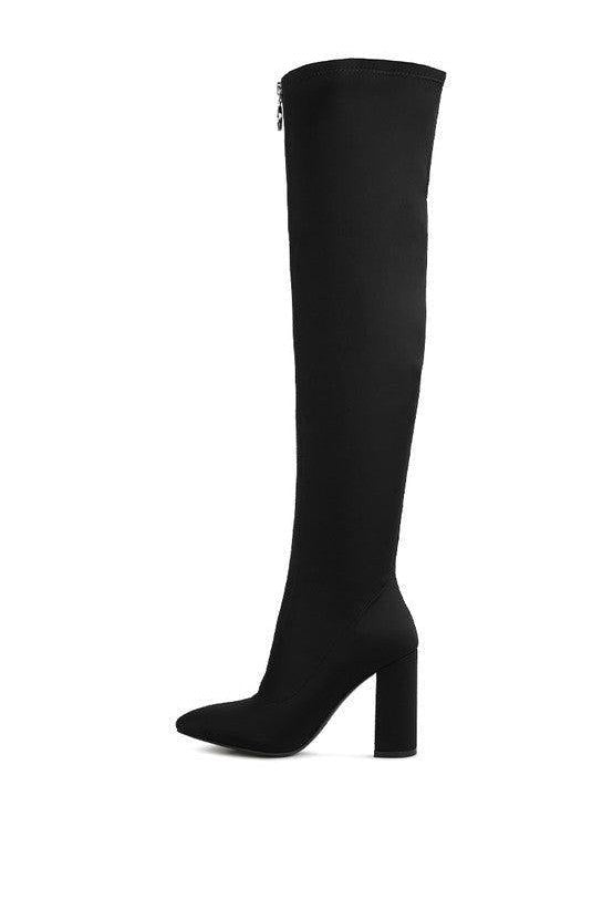 Ronettes Knee High Stretch Long Boots - Mack & Harvie
