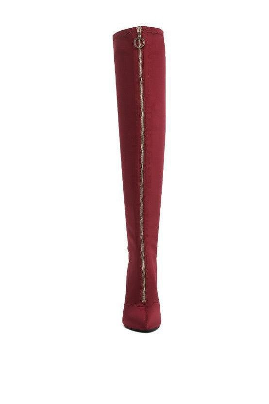Ronettes Knee High Stretch Long Boots - Mack & Harvie