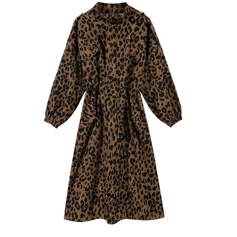 Rosetta Leopard Trench Style Coat - Mack & Harvie