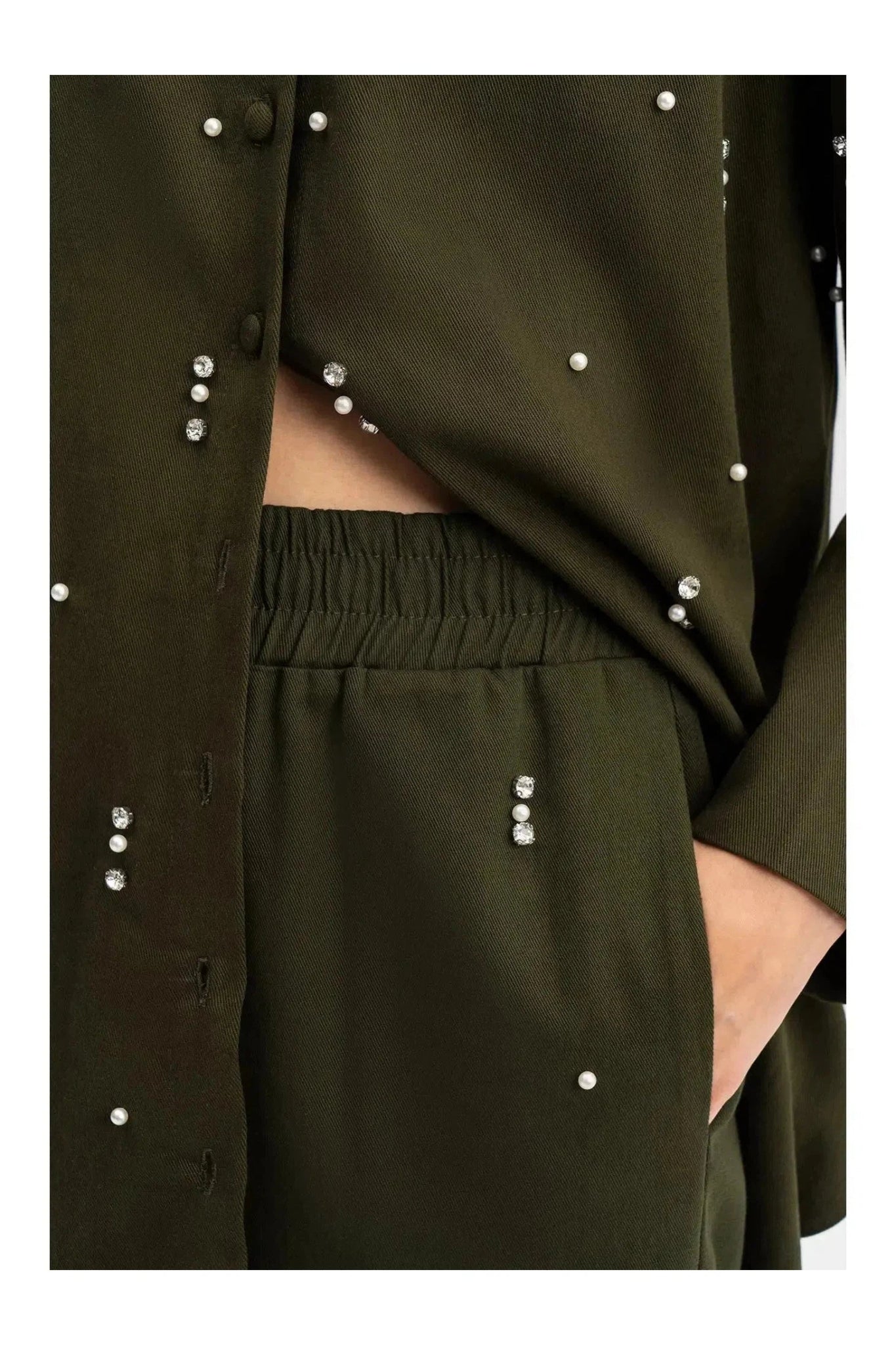 SHIRT TROUSERS SET WITH SHINY STONE - Mack & Harvie