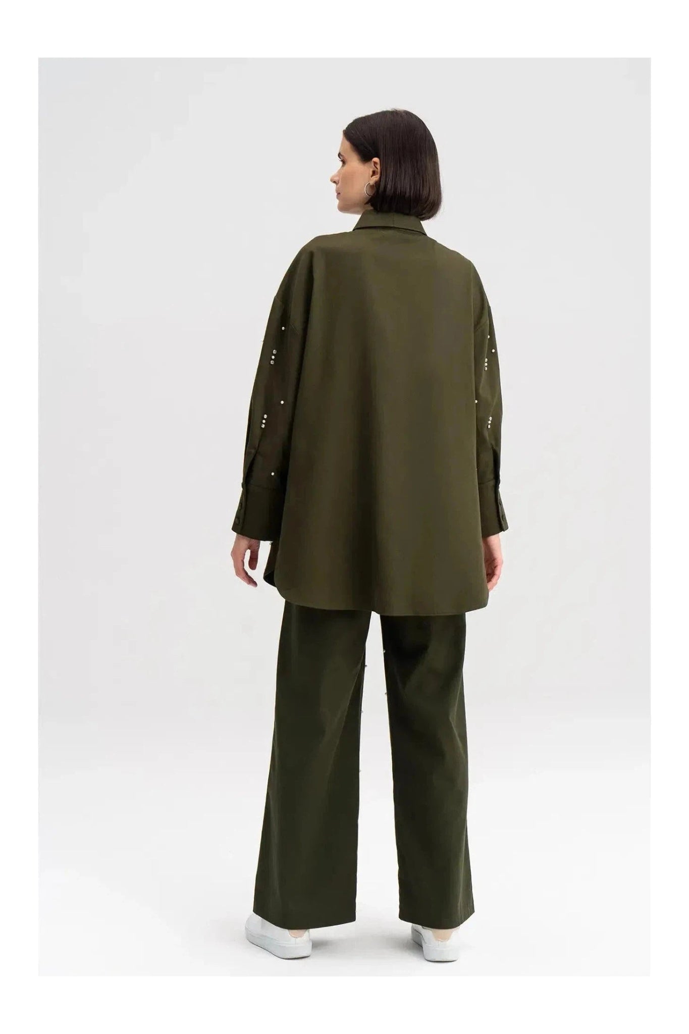 SHIRT TROUSERS SET WITH SHINY STONE - Mack & Harvie