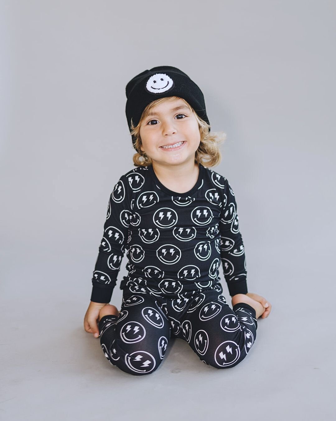Smiley Beanie | Black - Mack & Harvie