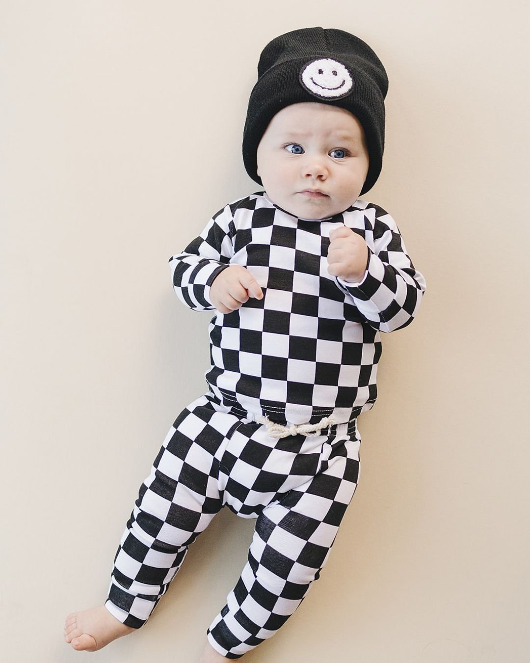 Smiley Beanie | Black - Mack & Harvie