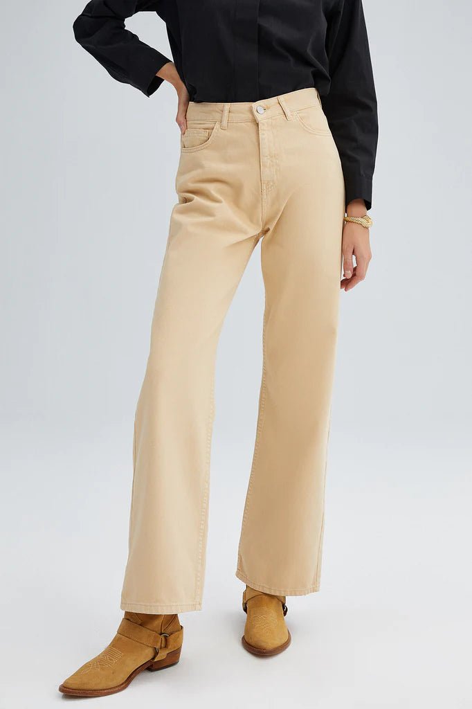 STRAIGHT CUT DENIM TROUSERS - Mack & Harvie