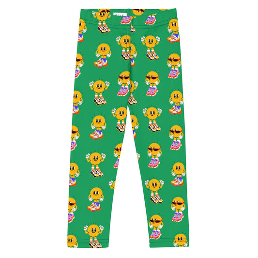 Sunny Days Kids Green Leggings - Mack & Harvie