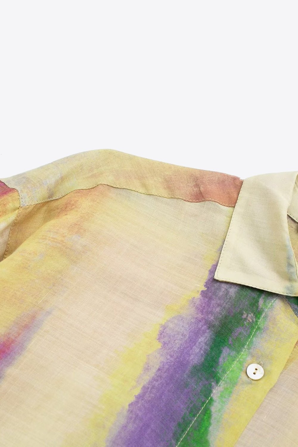 Tie-Dye Long Sleeve Shirt and Tied Skirt Set - Mack & Harvie