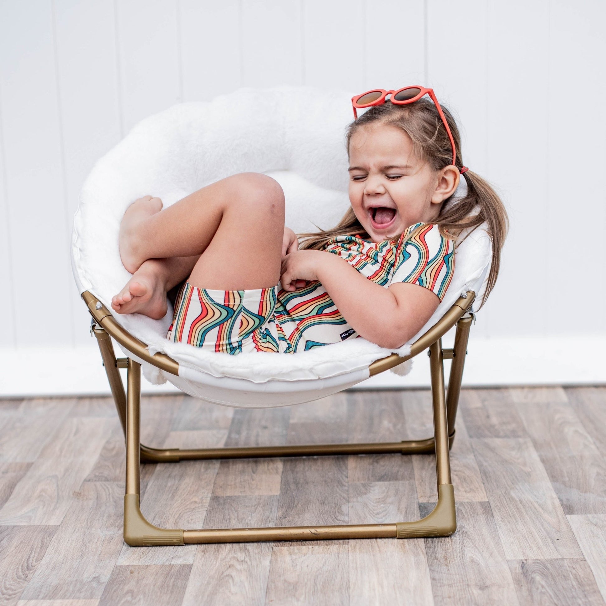 TWO PIECE SHORTIE SET- Retro Rainbow - Mack & Harvie