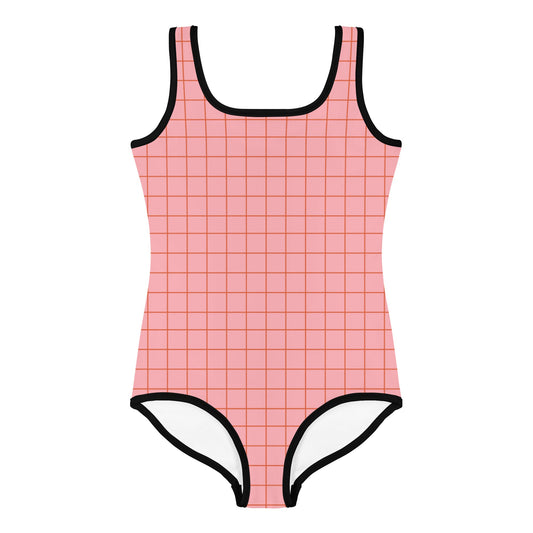 V-Day Mix & Match Grid Swimsuit/Leotard Kids - Mack & Harvie