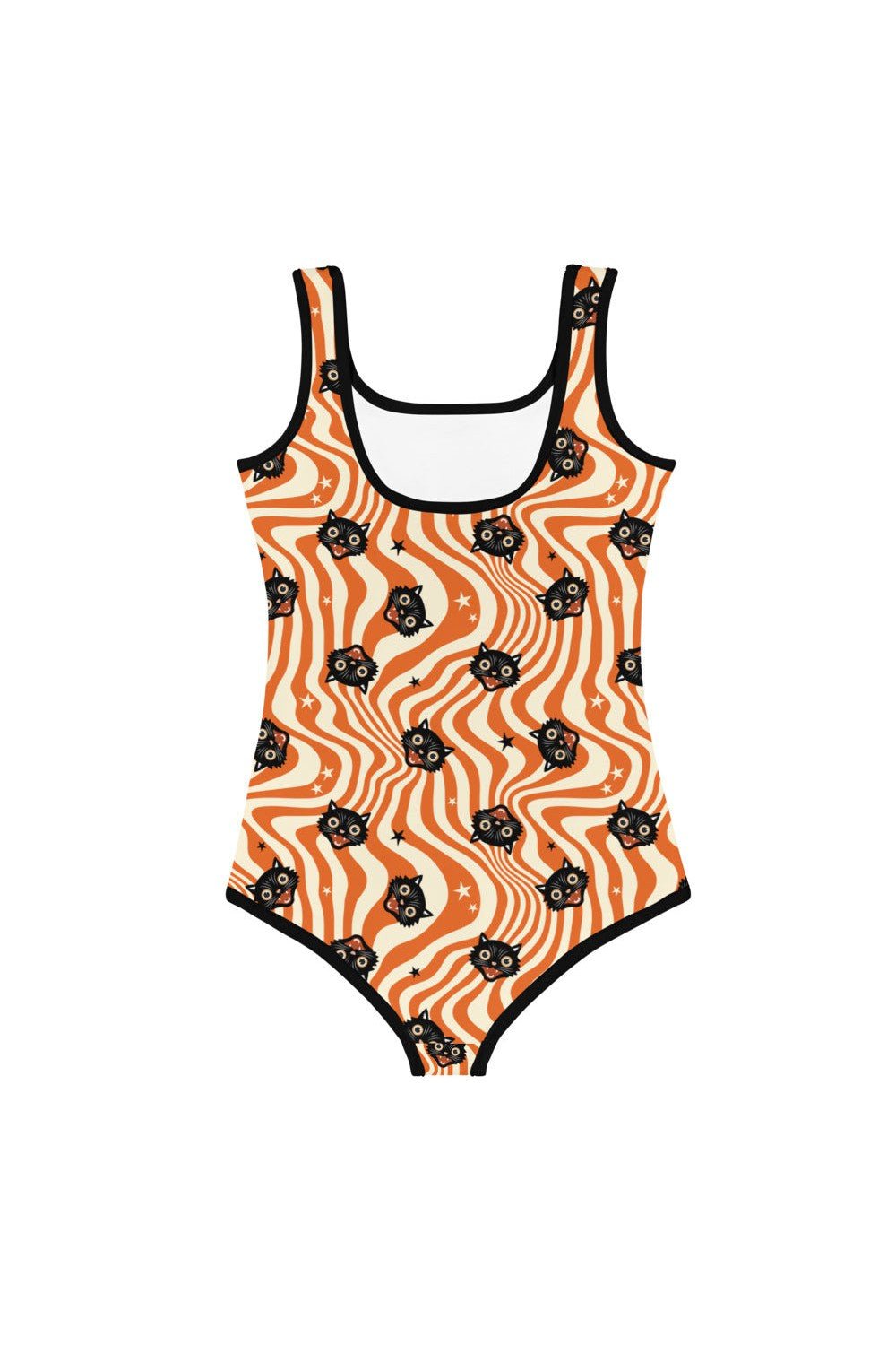Vintage Halloween Cat Kids Swimsuit/Leotard - Mack & Harvie