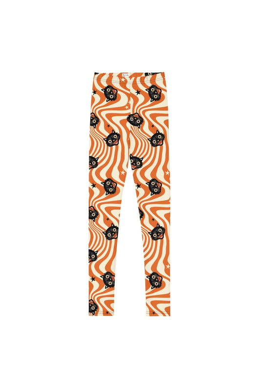 Vintage Halloween Cat Youth Leggings - Mack & Harvie