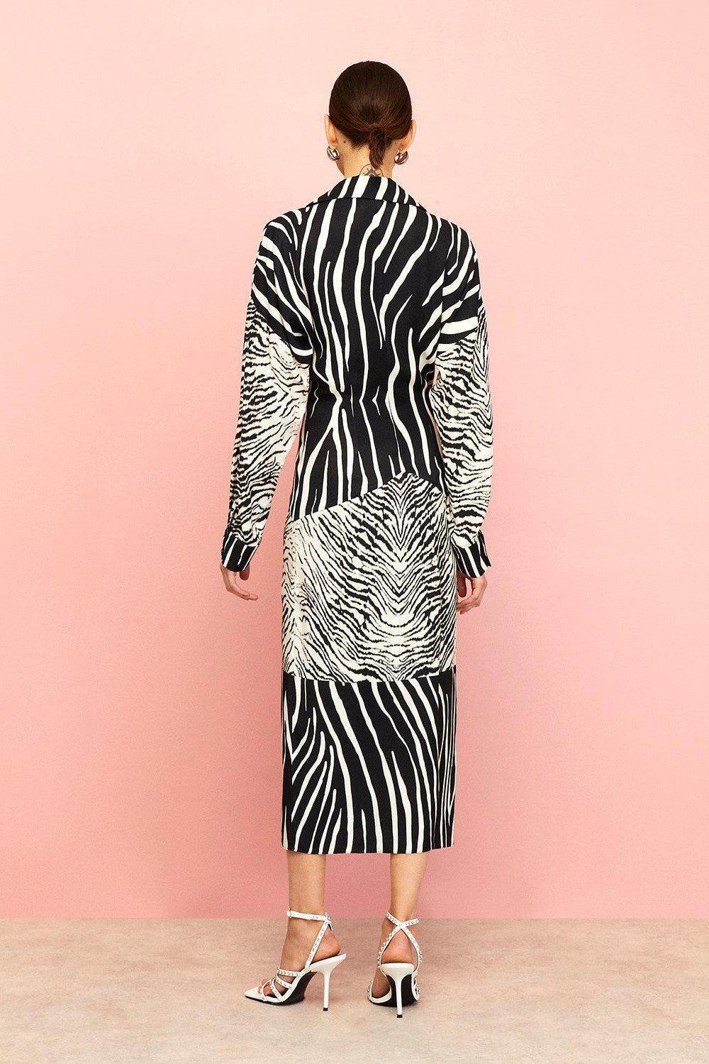 Zebra Print Shirt Dress - Mack & Harvie